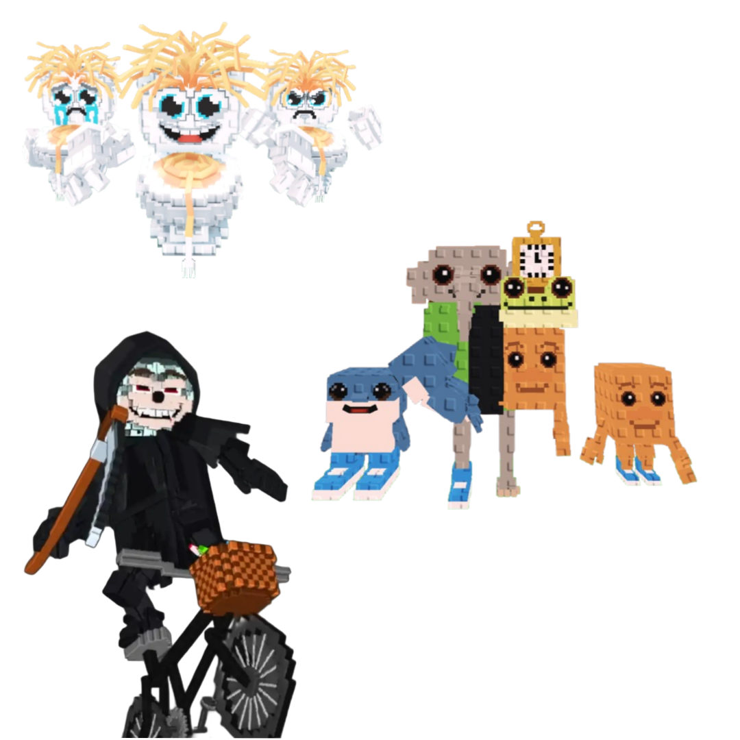[BUNDLE] - 🐈 1x Los Spaghettis 🐈 1x Los Combinasionas 🐈 1x Mieteteira Bicicleteira