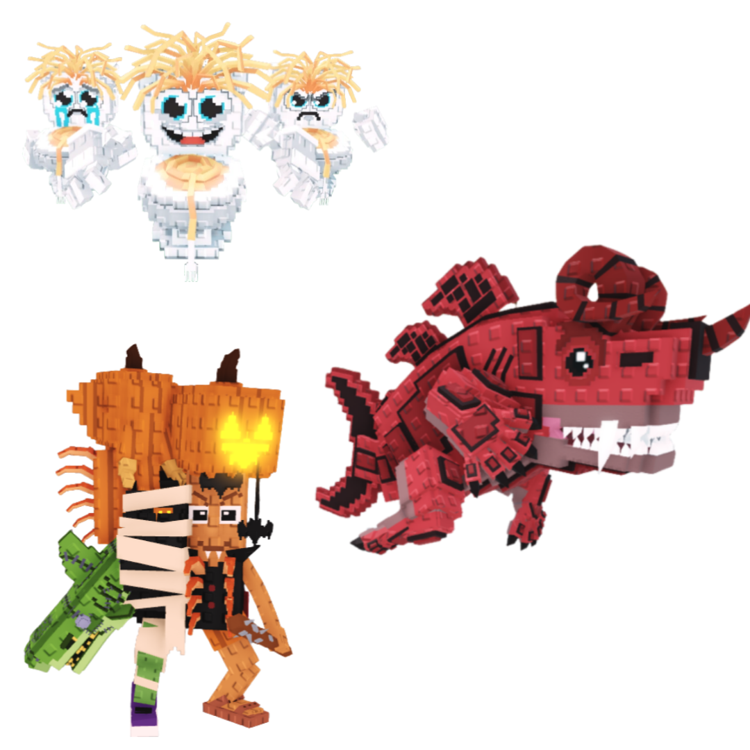[BUNDLE] - 🐯 1x Los Spaghettis 🐯 1x Eviledon 🐯 1x La Spooky Grande