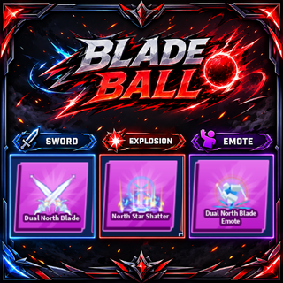 [ Limited Set ]  Dual North Blade+ Explosion + Emote | FAST DELIVERY✅