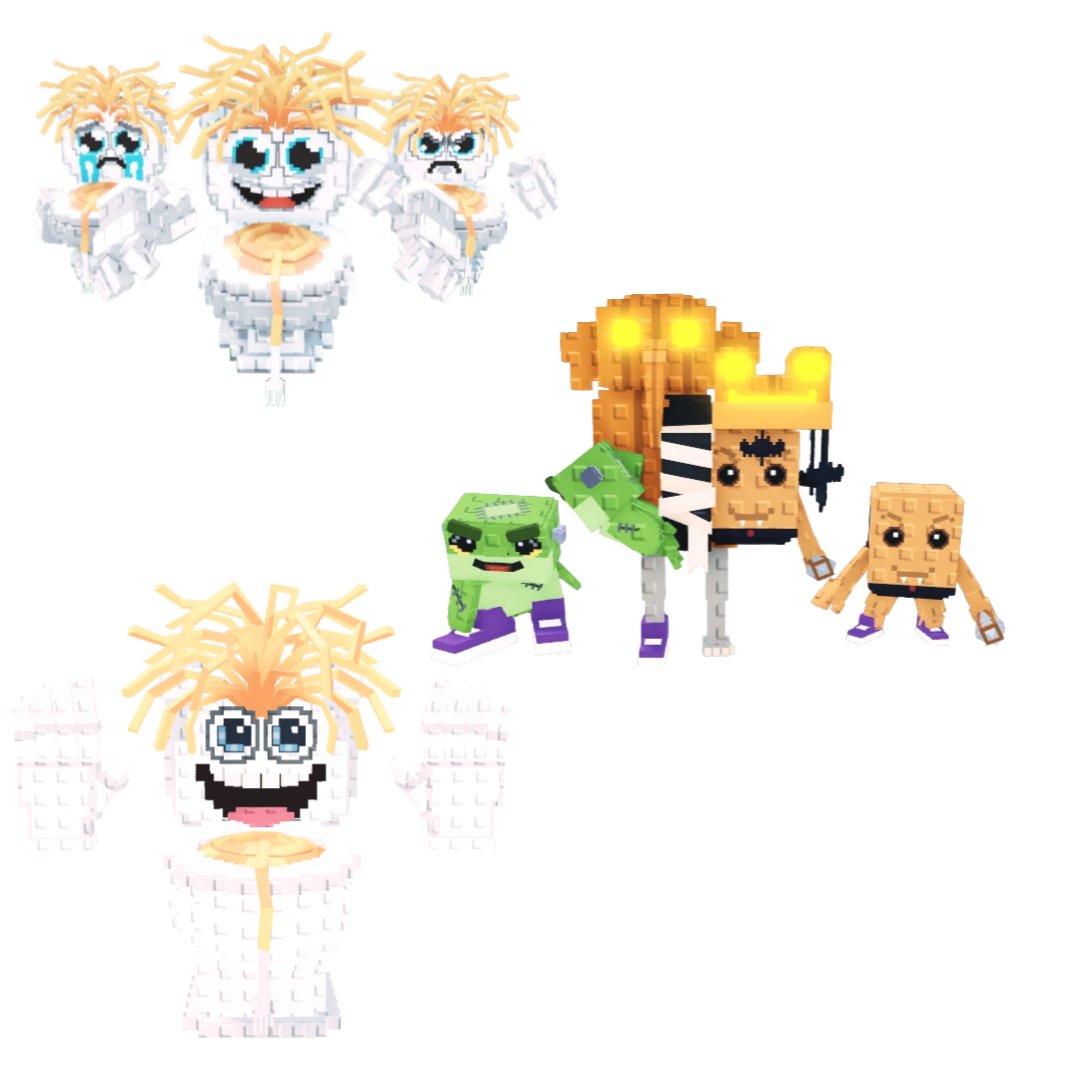 [BUNDLE] - 🐏 1x Los Spaghettis 🐏 1x Spaghetti Tualetti 🐏 1x Los Spooky Combinasionas