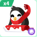 Sledding Penguin Sticker | Adopt Me⚡ Fast Delivery ⚡