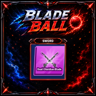 [ Limited Sword ] Dual Obsidian Blade | FAST DELIVERY✅
