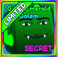 Giant Emerald Golem ( Secret ) | Ready Unit✅ | INSTANT DELIVERY✅