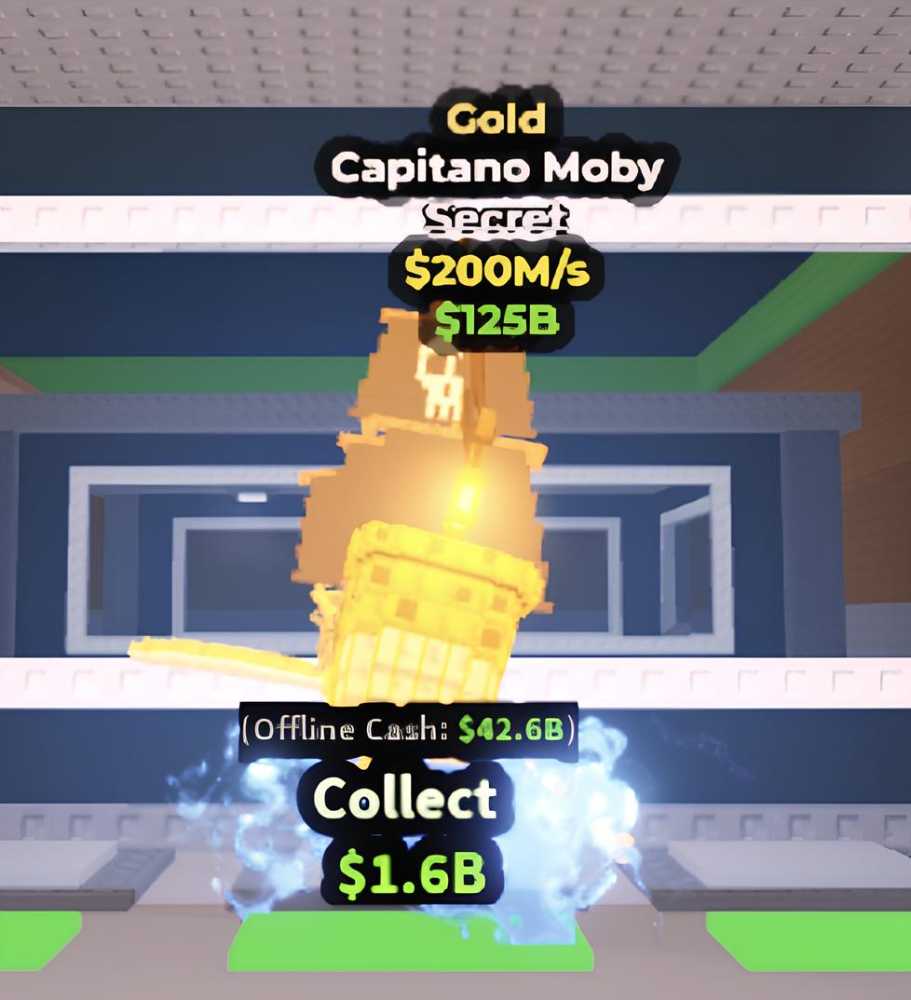 🏴‍☠️🚀 Gold Capitano Moby 200M/s 💛 | ⚡ Fast | 💸 Cheap | 🏃‍♂️ Smooth Delivery