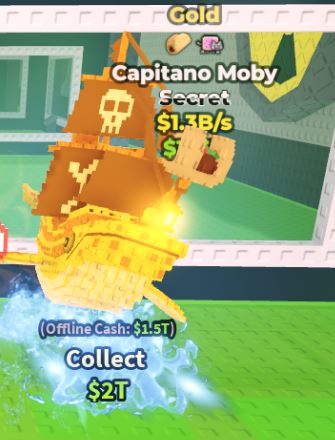 Gold Capitano Moby 1.3B /s