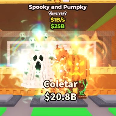 [Steal a brainrot] Spooky and Pumpky 1B/s⭐(3 traits)💸Best price