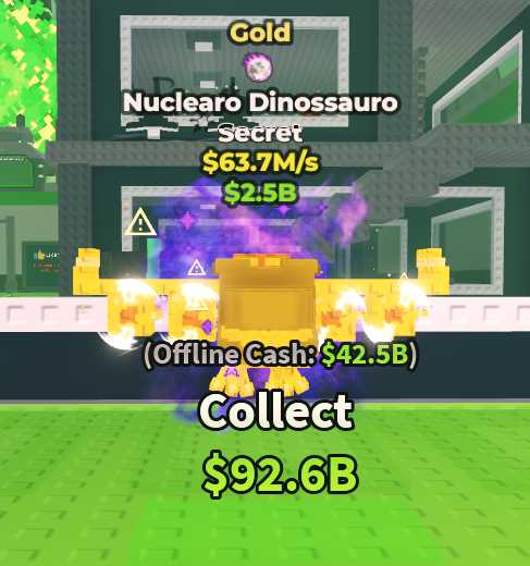 🦖💰 Trusted Gold Nuclearo Dinossauro – 63.7M/s | Easy & Fast Delivery ⚡🚀