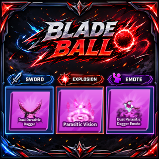 [ Limited Set ] Dual Parasitic Dagger + Explosion + Emote | FAST DELIVERY✅