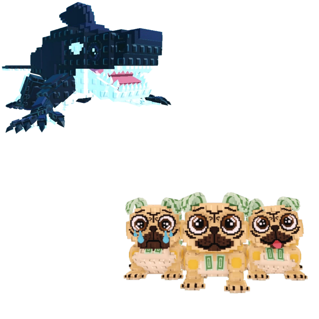 [BUNDLE] - 😀 1x Orcaledon 😀 1x Los Puggies