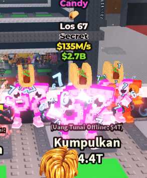 🍬 Los 67 Candy | ⚡ 135M/s Speed | 💸 Cheap • 😀 Easy • 🚀 Fast Delivery