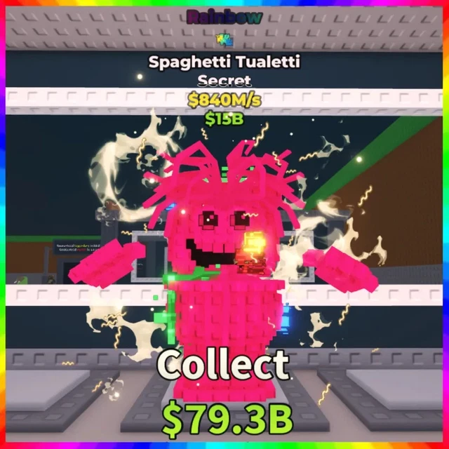 🌈🍝🚽 Rainbow Spaghetti Tualetti | ⚡ 960M/s | 💸 Cheap • ✅ Easy • 🚀 Fast Delivery