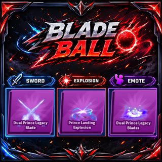 [ Limited Set ] Dual Prince Legacy Blade + Explosion + Emote | FAST DELIVERY✅