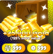 Anime Reborn - 25000 Gold【999R】