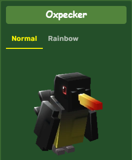 OXPECKER - GROW A GARDEN
