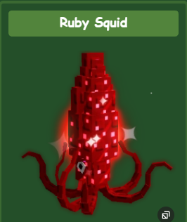 RUBY SQUID - GROW A GARDEN