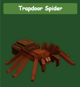 TRAPDOOR SPIDER - GROW A GARDEN