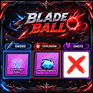 [ Limited Set ] Dual Prismatic Katana + Explosion | FAST DELIVERY✅