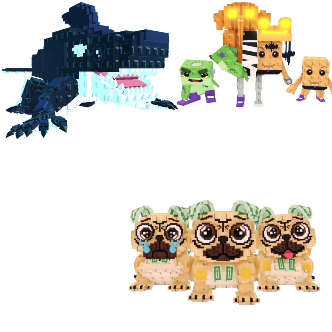 [BUNDLE] - 🐭 1x Orcaledon 🐭 1x Los Puggies 🐭 1x Los Spooky Combinasionas