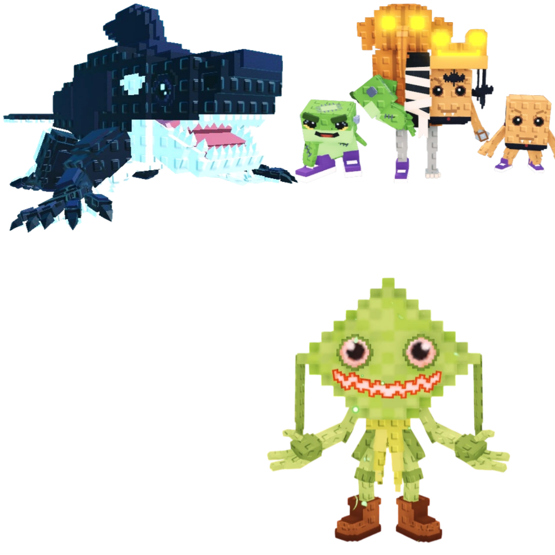 [BUNDLE] - 🐹 1x Orcaledon 🐹 1x Ketupat Kepat 🐹 1x Los Spooky Combinasionas