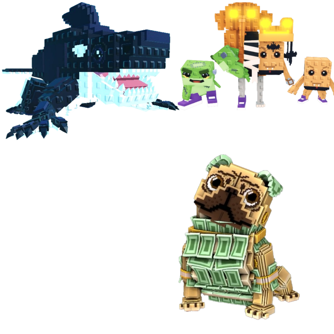 [BUNDLE] - 🐰 1x Orcaledon 🐰 1x Money Money Puggy 🐰 1x Los Spooky Combinasionas