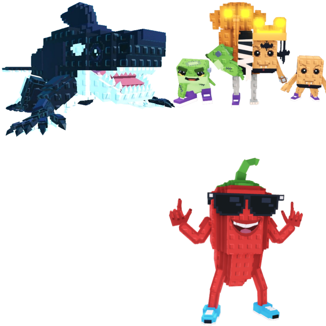 [BUNDLE] - 🦔 1x Orcaledon 🦔 1x Chillin Chili 🦔 1x Los Spooky Combinasionas