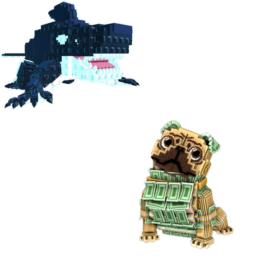 [BUNDLE] - 🍮 1x Orcaledon 🍮 1x Money Money Puggy