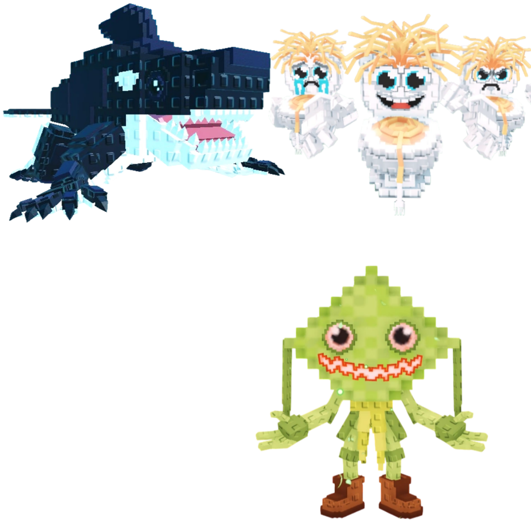 [BUNDLE] - 🐨 1x Orcaledon 🐨 1x Los Spaghettis 🐨 1x Ketupat Kepat