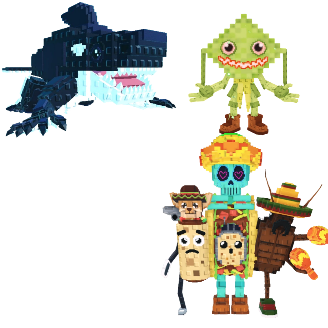 [BUNDLE] - 🦥 1x Orcaledon 🦥 1x Ketupat Kepat 🦥 1x La Taco Combinasion