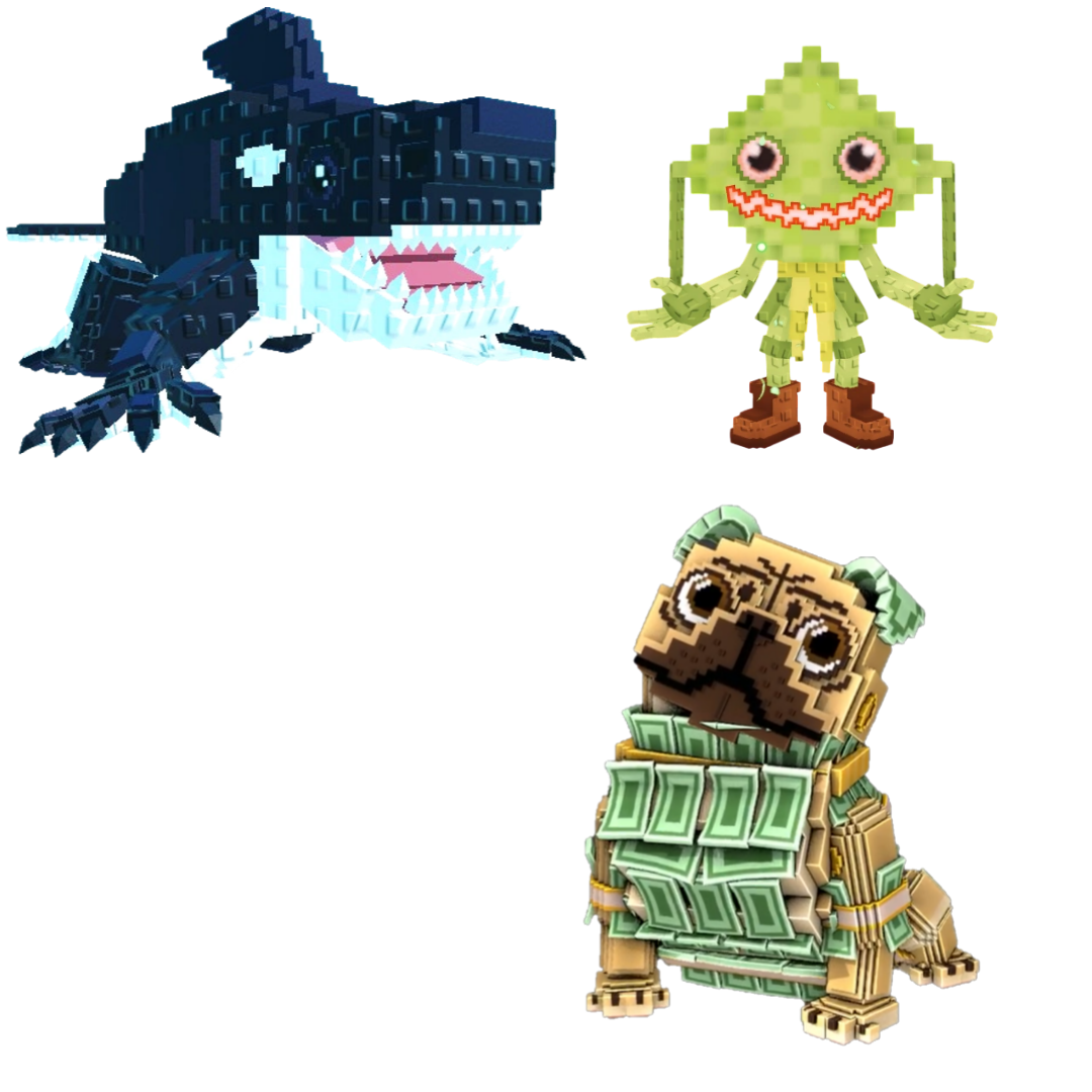 [BUNDLE] - 🦨 1x Orcaledon 🦨 1x Ketupat Kepat 🦨 1x Money Money Puggy
