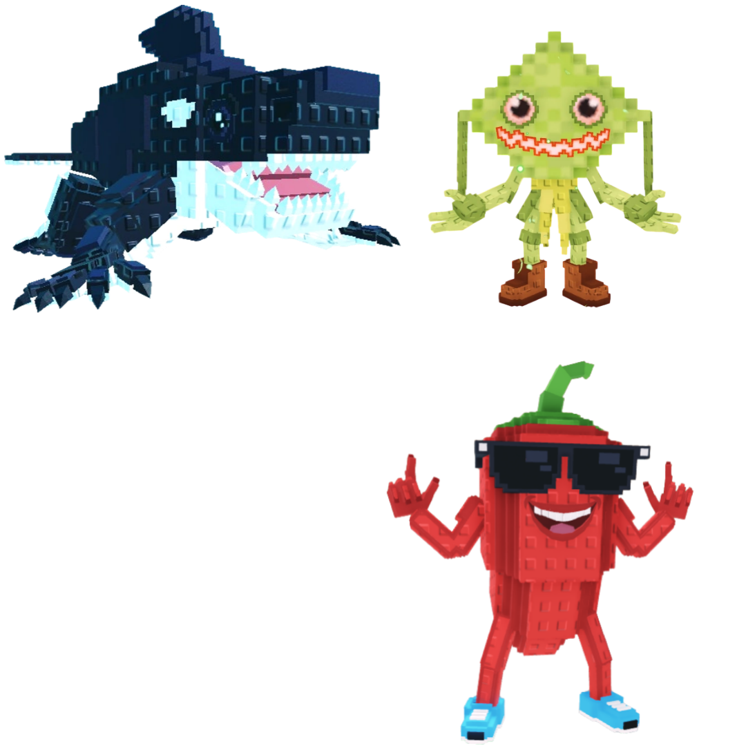 [BUNDLE] - 🦘 1x Orcaledon 🦘 1x Ketupat Kepat 🦘 1x Chillin Chili