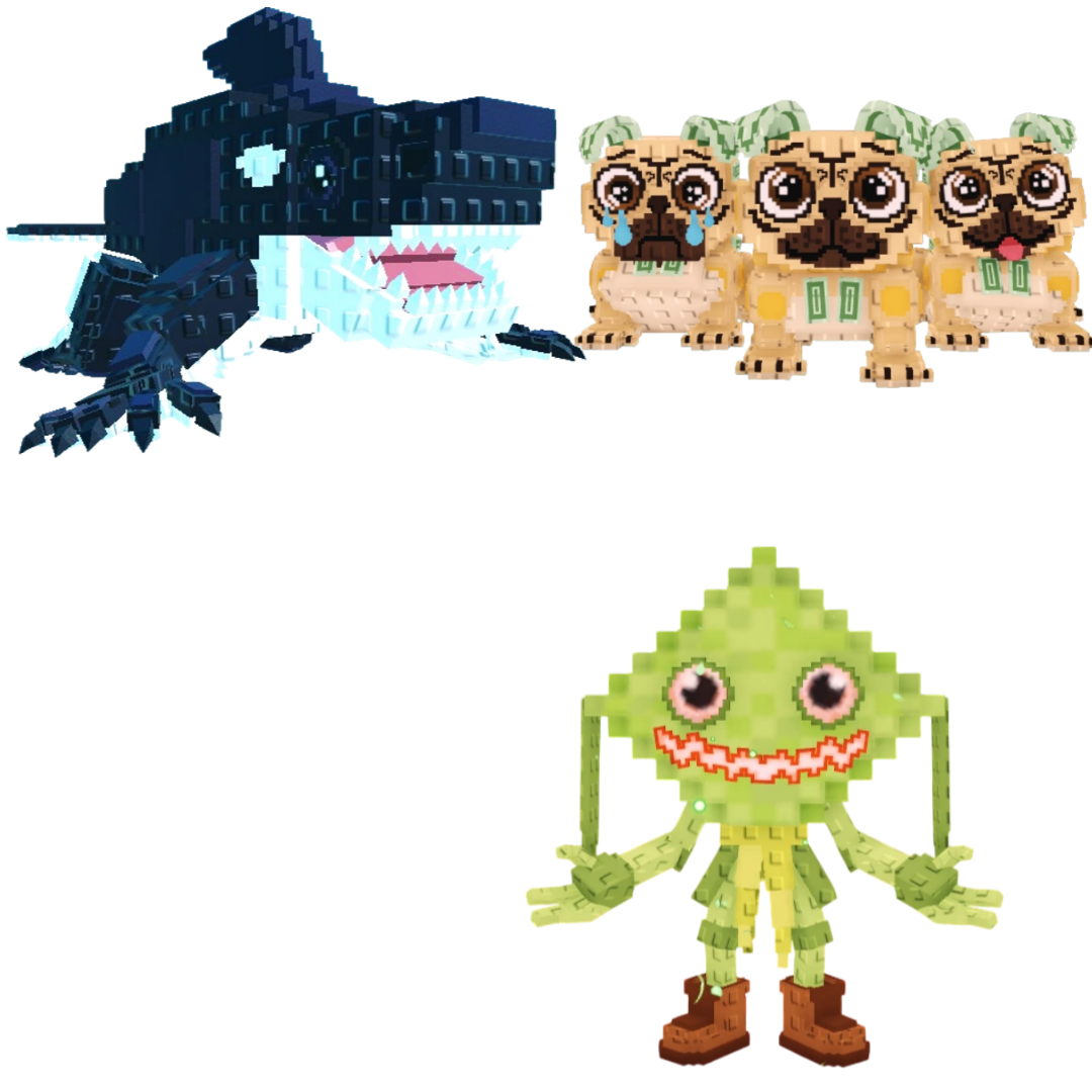 [BUNDLE] - 🥂 1x Orcaledon 🥂 1x Los Puggies 🥂 1x Ketupat Kepat