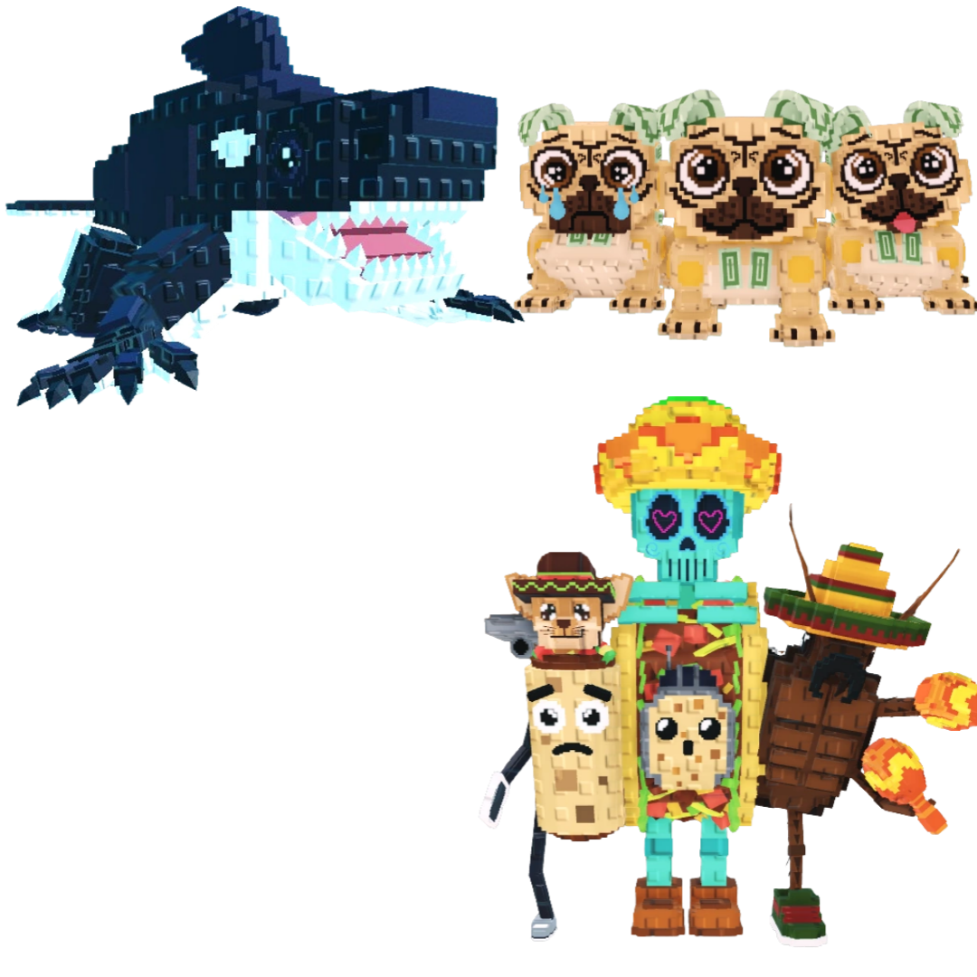 [BUNDLE] - 🥃 1x Orcaledon 🥃 1x Los Puggies 🥃 1x La Taco Combinasion
