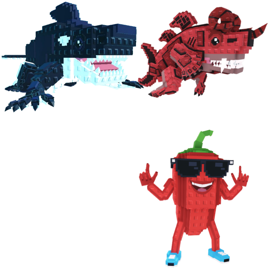 [BUNDLE] - 🧉 1x Orcaledon 🧉 1x Chill Chil 🧉 1x Eviledone
