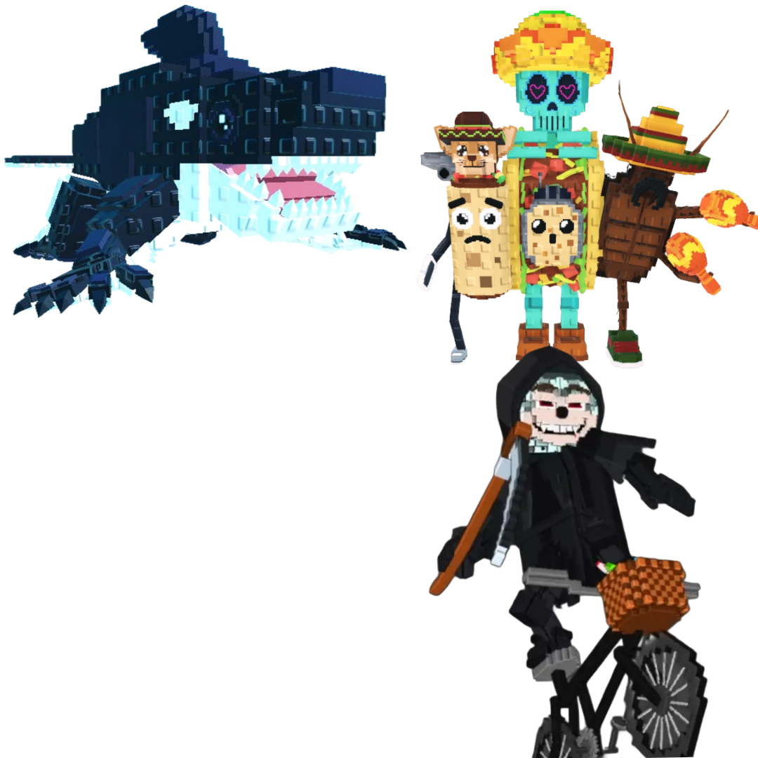 [BUNDLE] - 🍽️ 1x Orcaledon 🍽️ 1x Mieteteira Bicicleteira 🍽️ 1x La Taco Combinasion