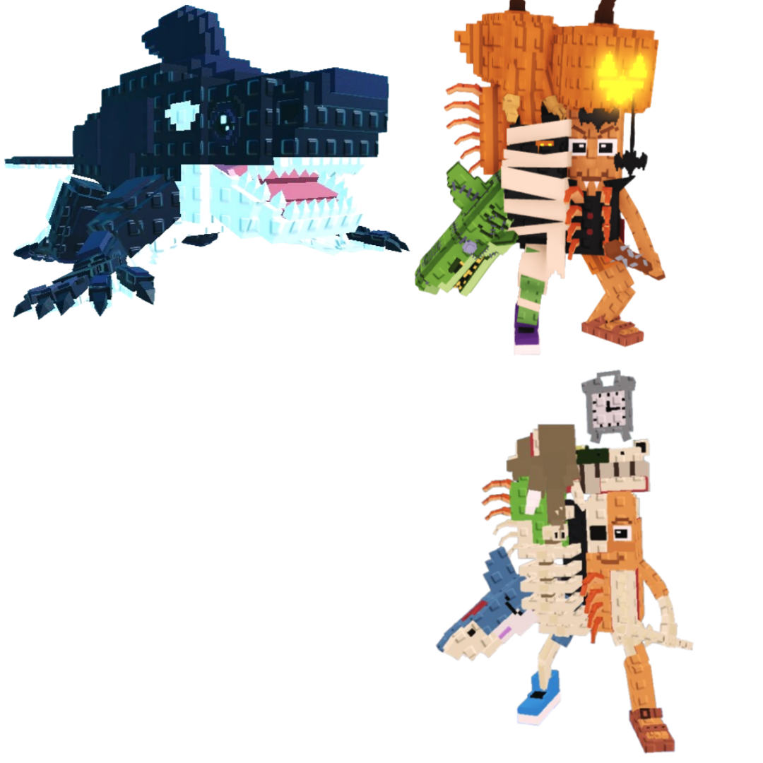 [BUNDLE] - 🥭 1x Orcaledon 🥭 1x La Spooky Grande 🥭 1x La Extinct Grande