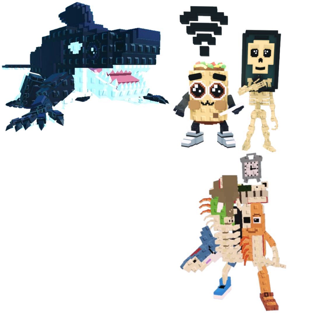 [BUNDLE] - 🦜 1x Orcaledon 🦜 1x La Extinct Grande 🦜 1x Los Mobilis