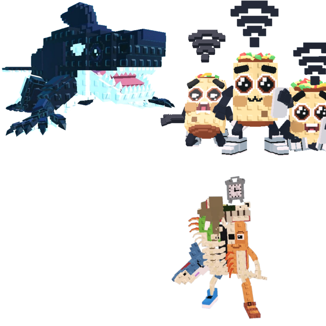 [BUNDLE] - 🐳 1x Orcaledon 🐳 1x La Extinct Grande 🐳 1x Los Nooo My Hotspotsitos