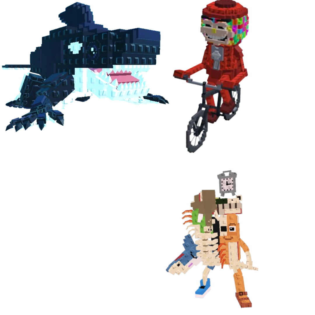 [BUNDLE] - 🐬 1x Orcaledon 🐬 1x La Extinct Grande 🐬 1x Chicleteira Bicicleteira