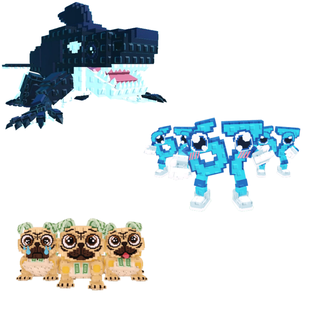 [BUNDLE] - 🥙 1x Orcaledon 🥙 1x Los 67 ( Six Seven ) 🥙 1x Los Puggies