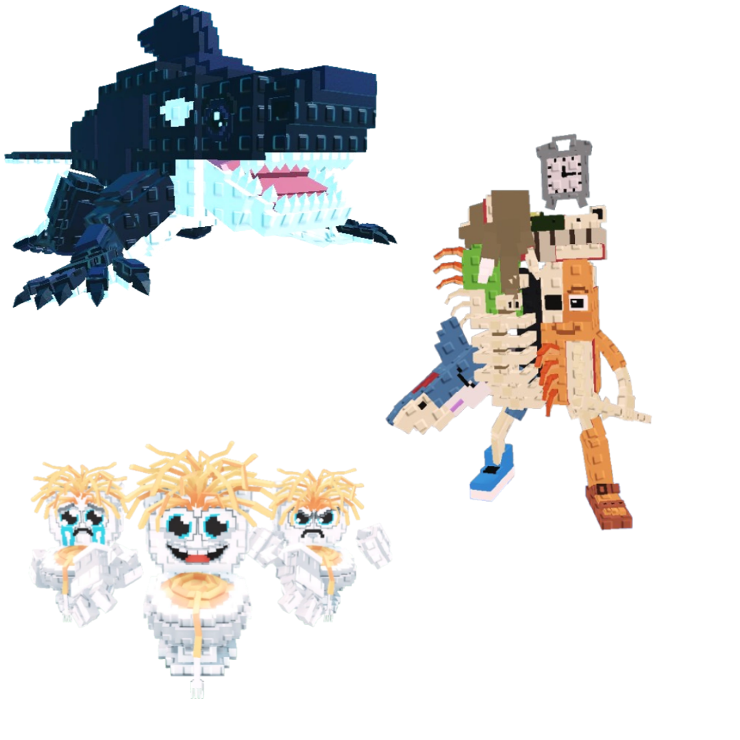 [BUNDLE] - 🍳 1x Orcaledon 🍳 1x La Extinct Grande 🍳 1x Los Spaghettis