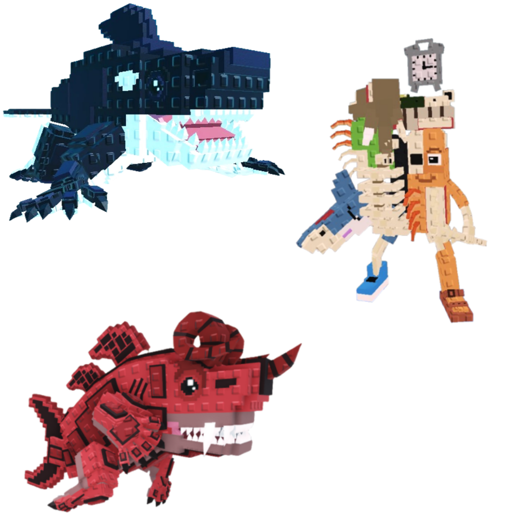 [BUNDLE] - 🥗 1x Orcaledon 🥗 1x La Extinct Grande 🥗 1x Eviledone