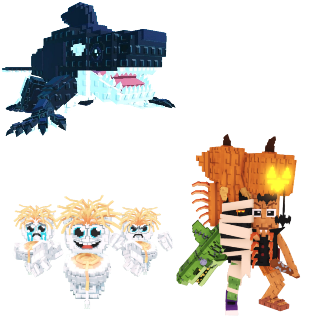 [BUNDLE] - 🐠 1x Orcaledon 🐠 1x Los Spaghettis 🐠 1x La Spooky Grande