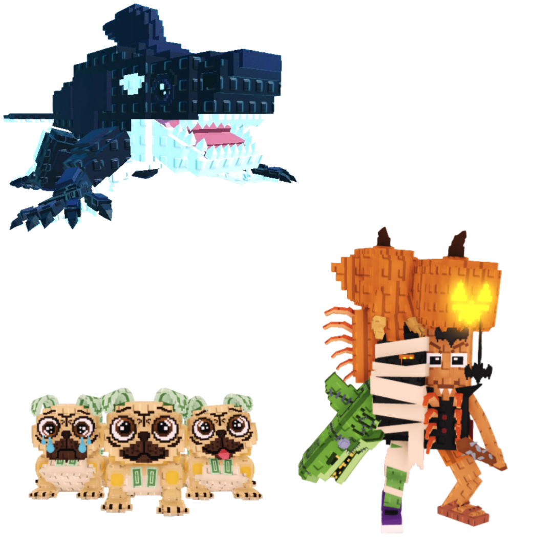[BUNDLE] - 🐡 1x Orcaledon 🐡 1x La Spooky Grande 🐡 1x Los Puggies