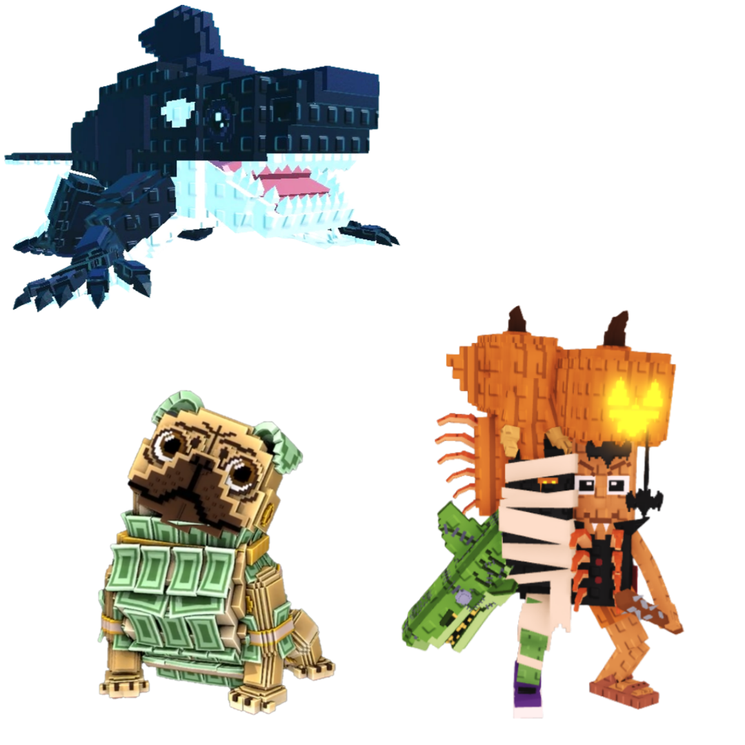 [BUNDLE] - 🦈 1x Orcaledon 🦈 1x La Spooky Grande 🦈 1x Money Money Puggy