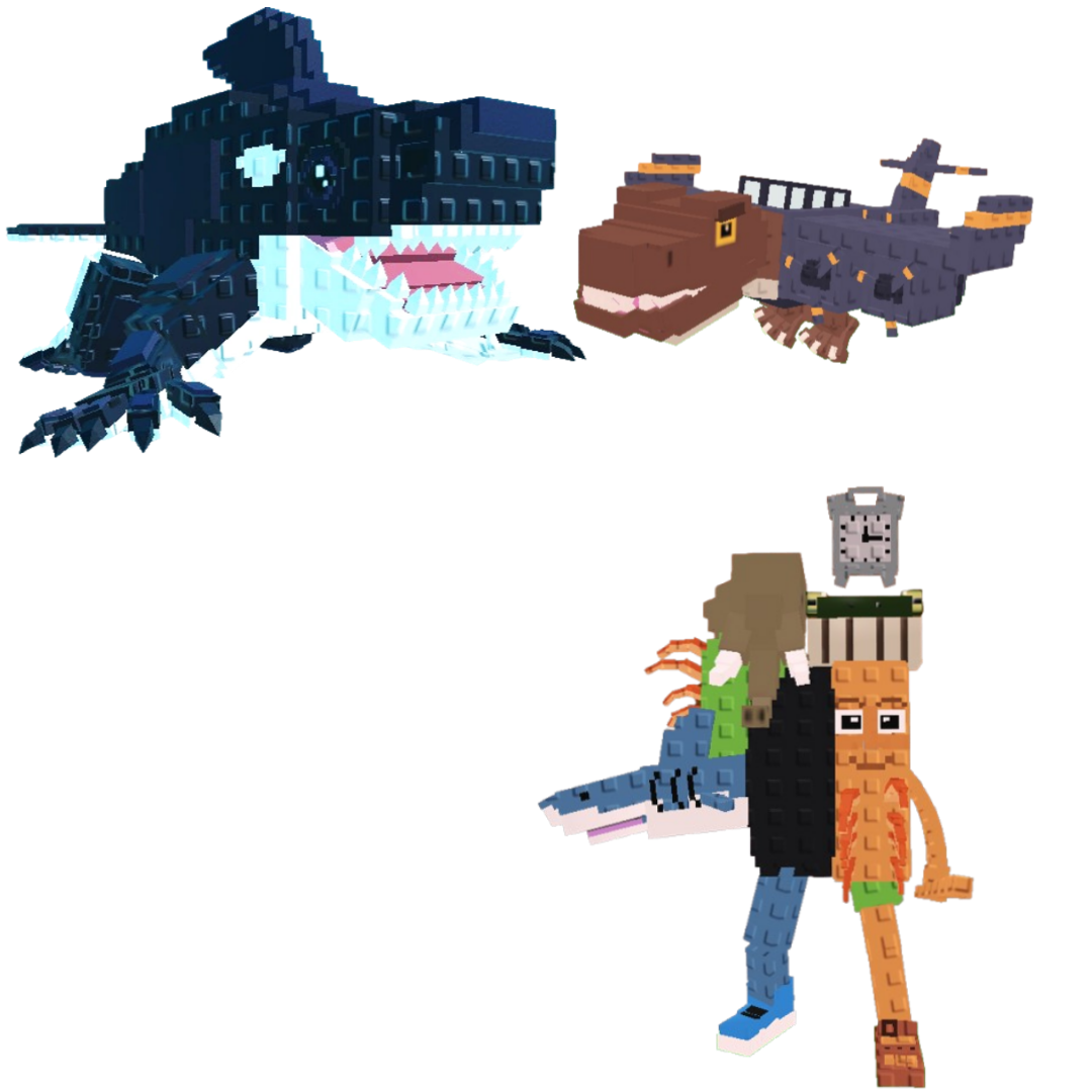 [BUNDLE] - 🐞 1x Orcaledon 🐞 1x Nuclearo Dinossauro 🐞 1x La Grande Combinasion