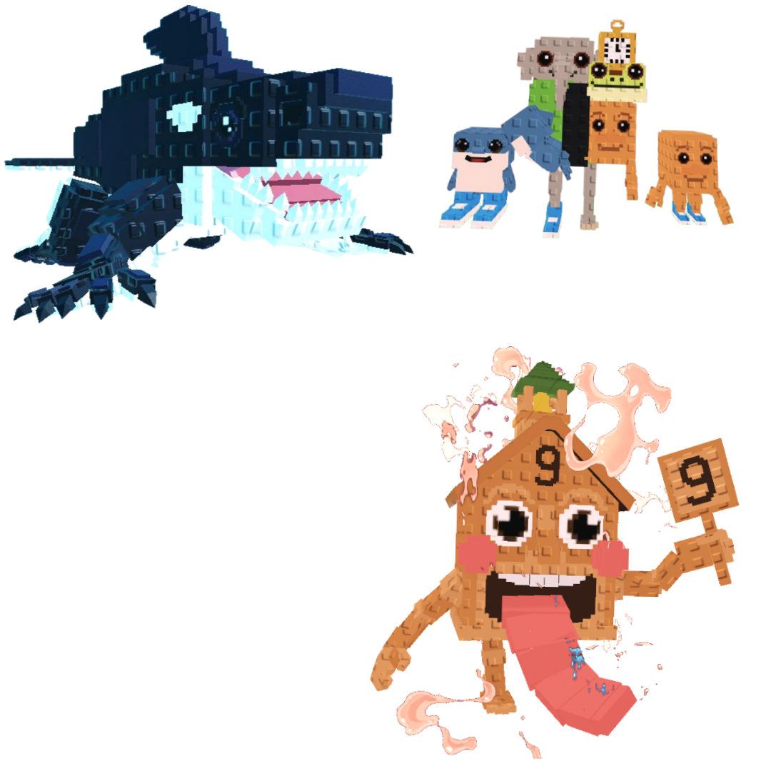 [BUNDLE] - 🕸️ 1x Orcaledon 🕸️ 1x Esok Sekolah 🕸️ 1x Los Combinasionas