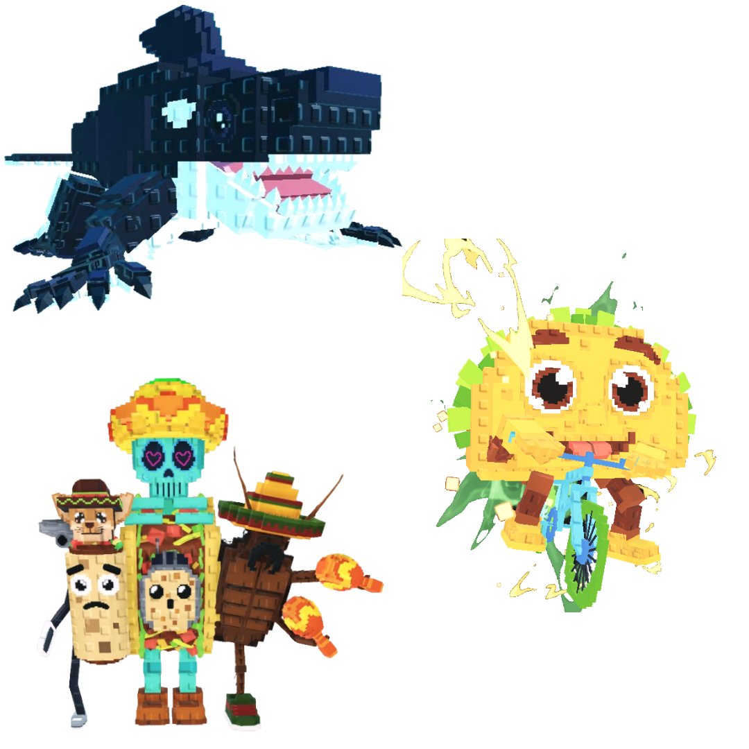 [BUNDLE] - 🌳 1x Orcaledon 🌳 1x La Taco Combinasion 🌳 1x Tacorita Bicicleta