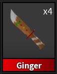 GINGER KNIFE - MURDER MYSTERY 2 / MM2