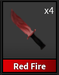 RED FIRE KNIFE (2017) - MURDER MYSTERY 2 / MM2