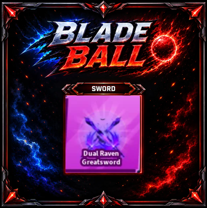 [ Limited Sword ] Dual Raven Greatsword | FAST DELIVERY✅